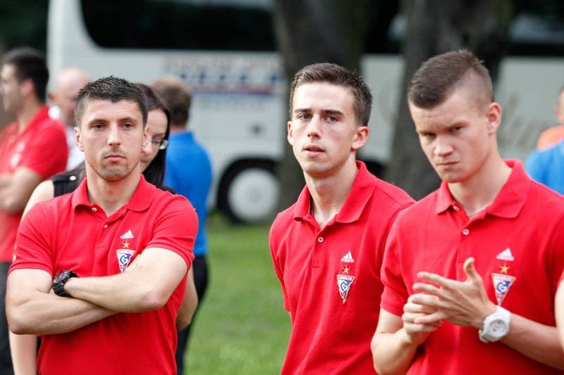 Football. Gornik Zabrze. Press Conference. 15.07.2014