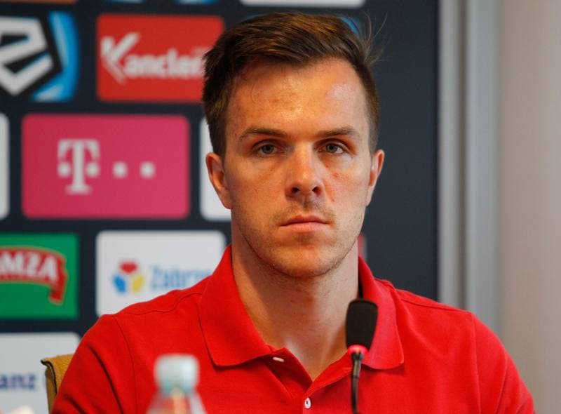 Football. Gornik Zabrze. Press Conference. 30.05.2014