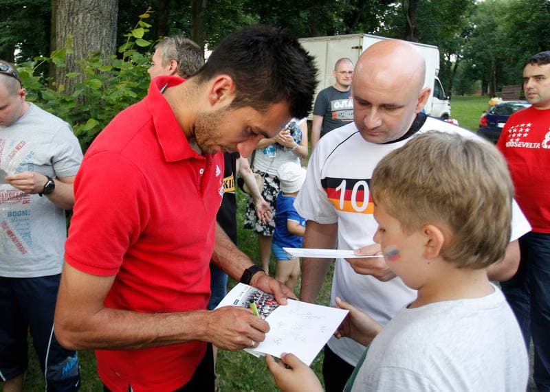 Football. Gornik Zabrze. Press Conference. 15.07.2014