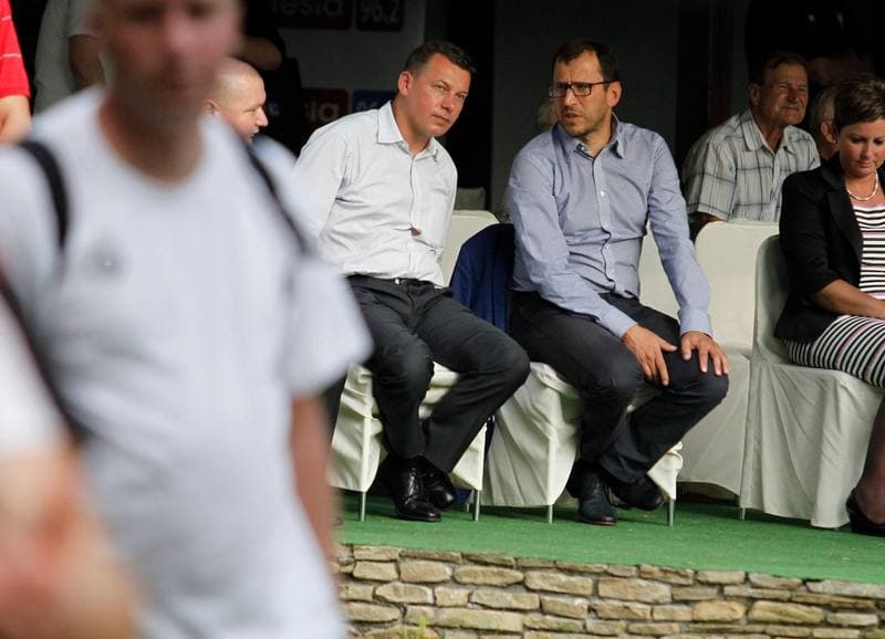 Football. Gornik Zabrze. Press Conference. 15.07.2014