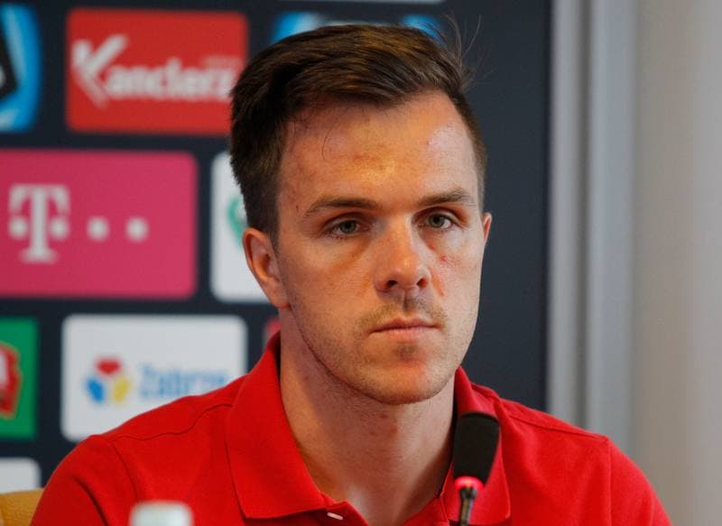 Football. Gornik Zabrze. Press Conference. 30.05.2014