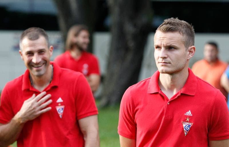 Football. Gornik Zabrze. Press Conference. 15.07.2014