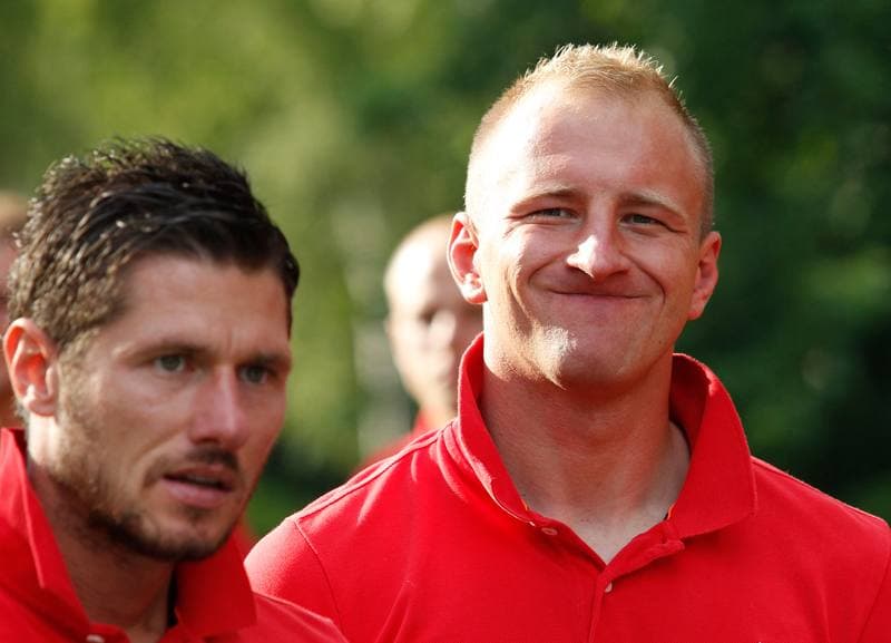 Football. Gornik Zabrze. Press Conference. 15.07.2014