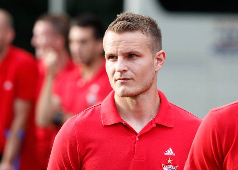 Football. Gornik Zabrze. Press Conference. 15.07.2014