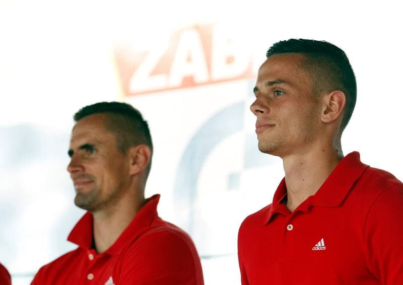 Football. Gornik Zabrze. Press Conference. 15.07.2014