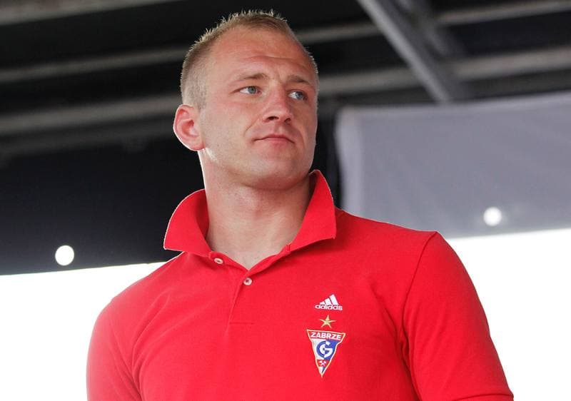 Football. Gornik Zabrze. Press Conference. 15.07.2014