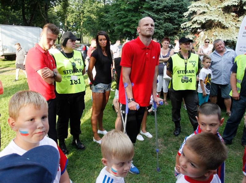 Football. Gornik Zabrze. Press Conference. 15.07.2014
