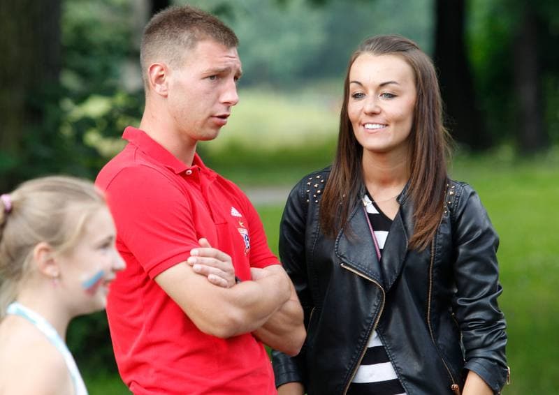 Football. Gornik Zabrze. Press Conference. 15.07.2014