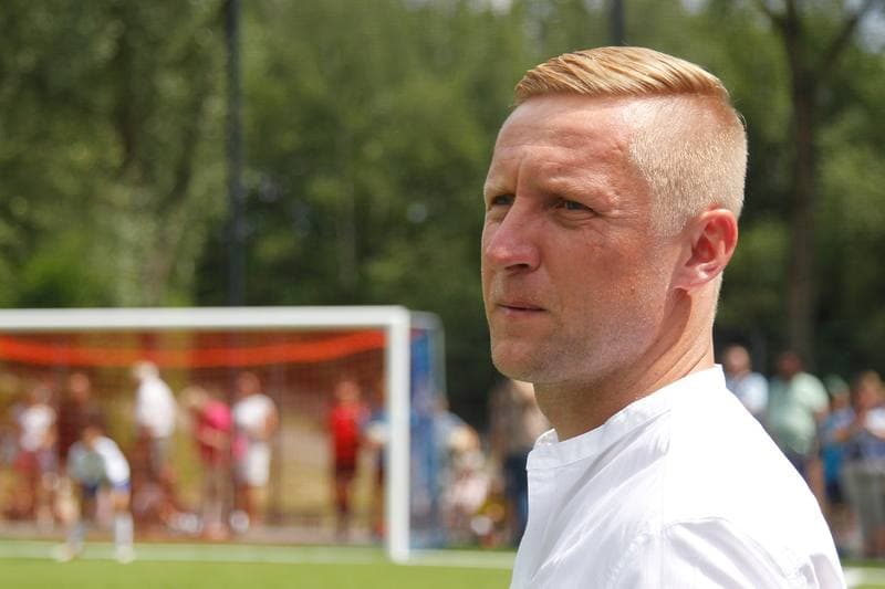 Football. Kamil Glik. Press Conference. 24.06.2017