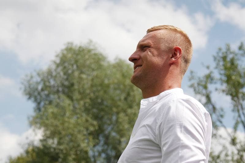 Football. Kamil Glik. Press Conference. 24.06.2017