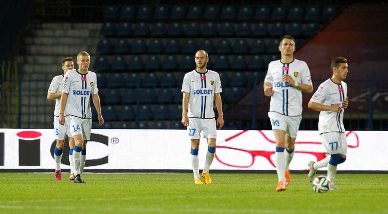 Football. T-Mobile Ekstraklasa. Ruch Chorzow - Zawisza Bydgoszcz. 11.05.2014
