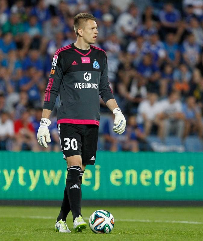 Football. T-Mobile Ekstraklasa. Ruch Chorzow - Zawisza Bydgoszcz. 11.05.2014