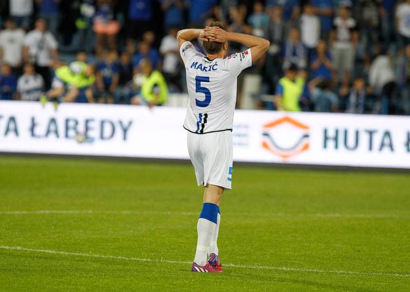 Football. T-Mobile Ekstraklasa. Ruch Chorzow - Zawisza Bydgoszcz. 11.05.2014