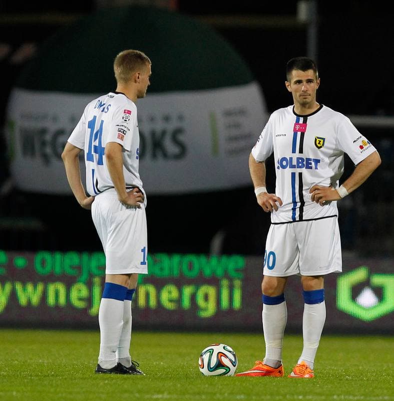 Football. T-Mobile Ekstraklasa. Ruch Chorzow - Zawisza Bydgoszcz. 11.05.2014