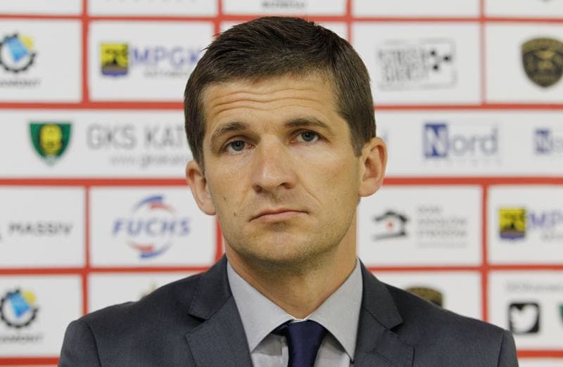 Football. GKS Katowice. Press Conference. 22.06.2015