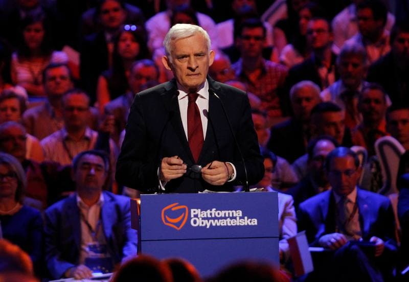 Civic Platform. Katowice. Press Conference. 23.05.2014