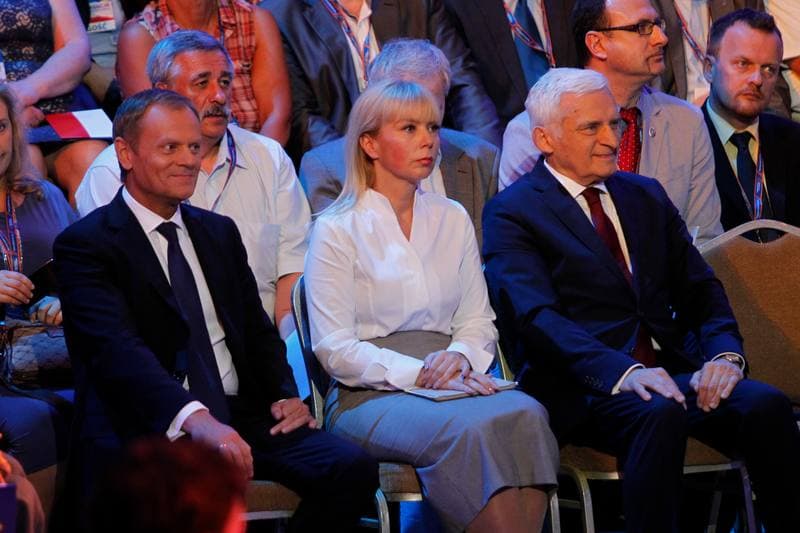 Civic Platform. Katowice. Press Conference. 23.05.2014