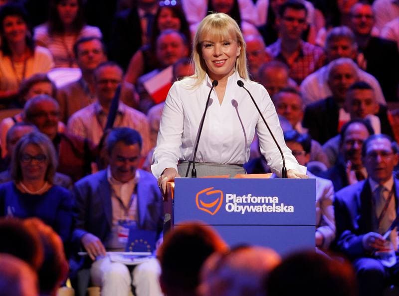 Civic Platform. Katowice. Press Conference. 23.05.2014