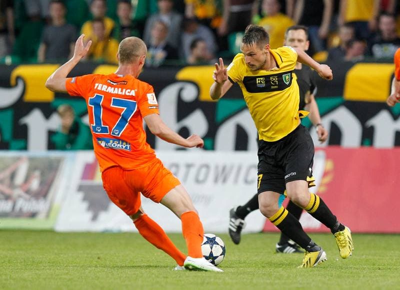 Football. I Liga. GKS Katowice - Termalica Bruk Bet Nieciecza. 21.05.2014