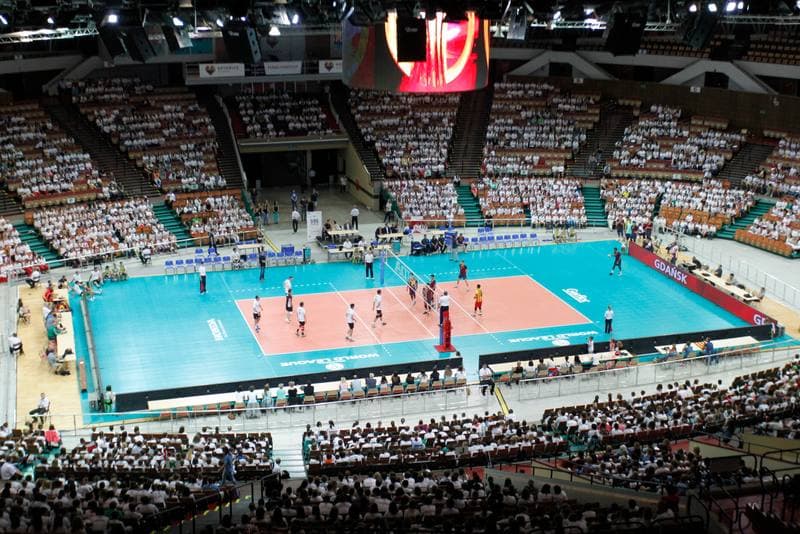 Volleyball. Action Socialna Lubie Siatke. Czarny Katowice - FC Barcelona. 18.06.2014