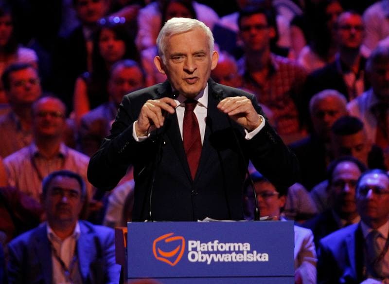 Civic Platform. Katowice. Press Conference. 23.05.2014