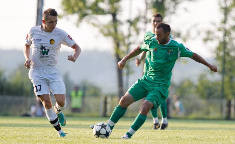 Football. Friendly Match. Gornik Wesola - GKS Katowice. 19.07.2014