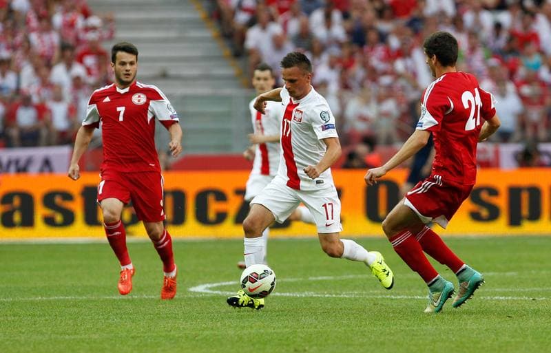 Football. UEFA Euro 2016 Qualifiers. Poland - Georgia. 13.06.2015