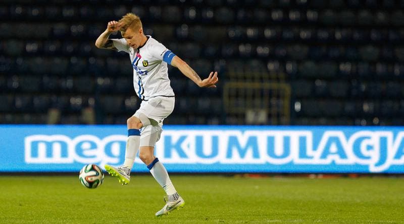 Football. T-Mobile Ekstraklasa. Ruch Chorzow - Zawisza Bydgoszcz. 11.05.2014