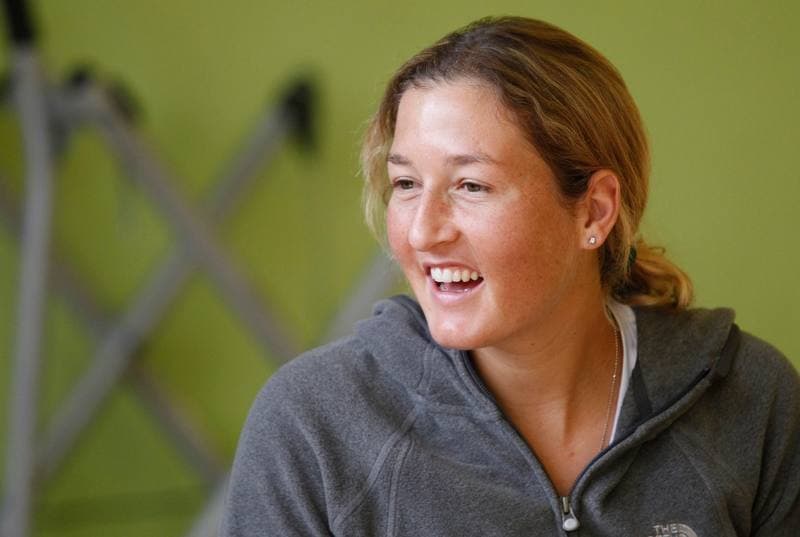 Tennis. Shahar Peer. Press Conference. 10.04.2014