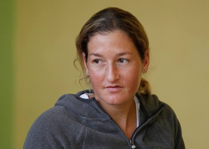 Tennis. Shahar Peer. Press Conference. 10.04.2014