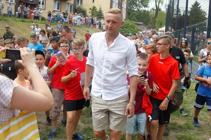 Football. Kamil Glik. Press Conference. 24.06.2017