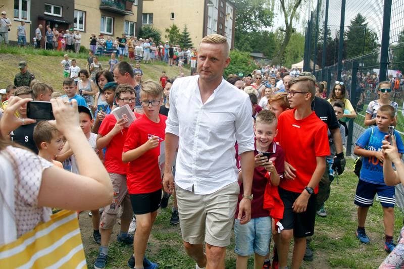 Football. Kamil Glik. Press Conference. 24.06.2017