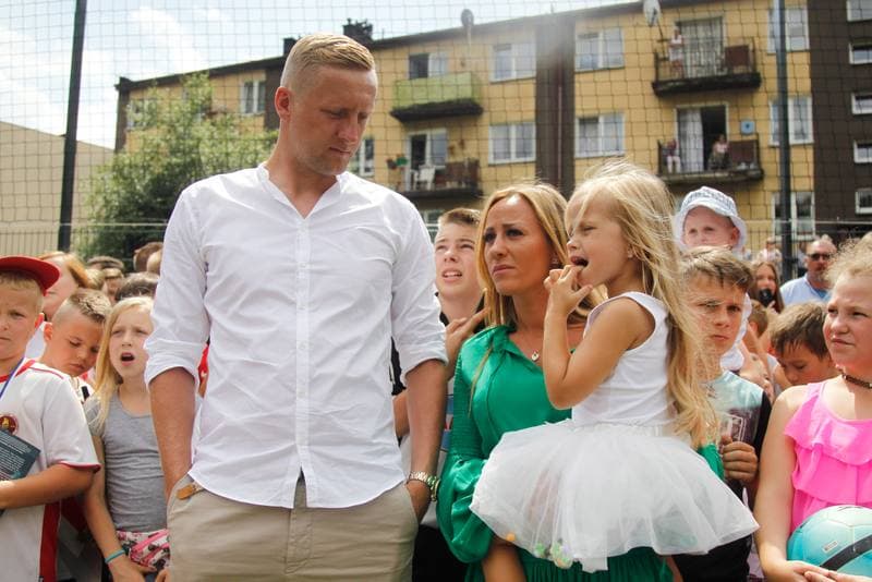Football. Kamil Glik. Press Conference. 24.06.2017