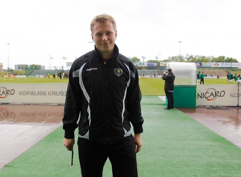 Football. I Liga. Olimpia Grudziadz - GKS Katowice. 17.05.2014