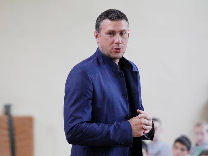 Volleyball. Promotion of World Championship. Meeting with Marcin Prus. 12.05.2014