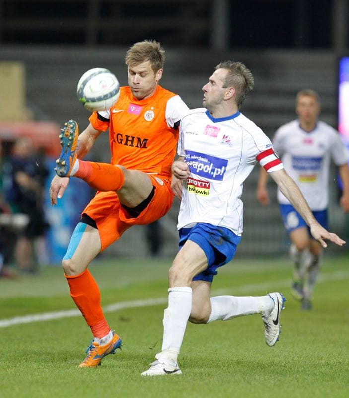 Football. T-Mobile Ekstraklasa. Podbeskidzie Bielsko Biala - Zaglebie Lubin. 27.05.2014