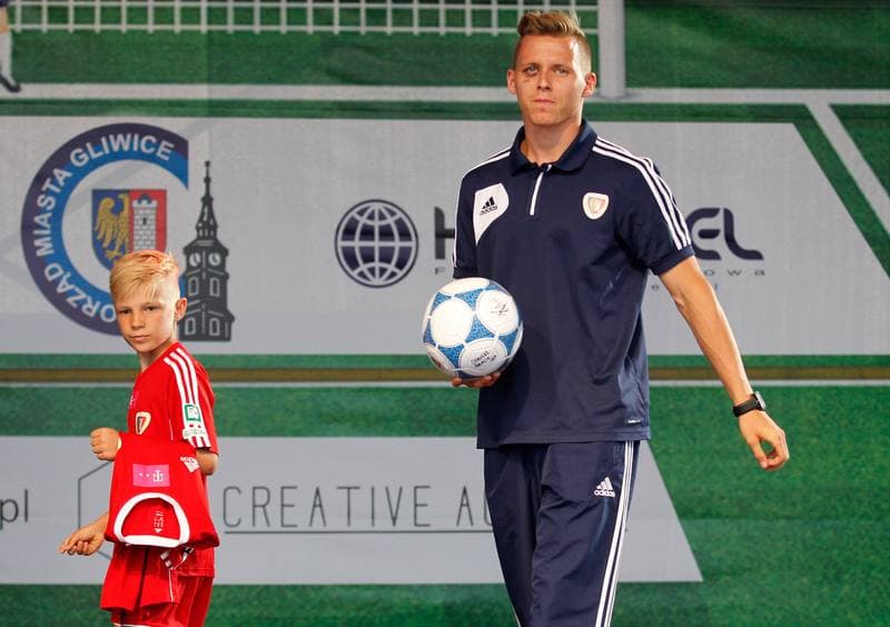 Football. Piast Gliwice. Team Presentation. 11.07.2014
