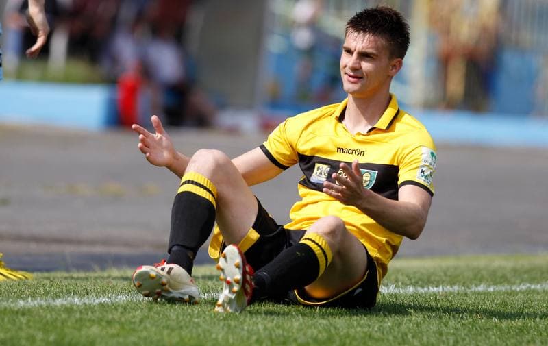 Football. I Liga. Stomil Olsztyn - GKS Katowice. 25.05.2014
