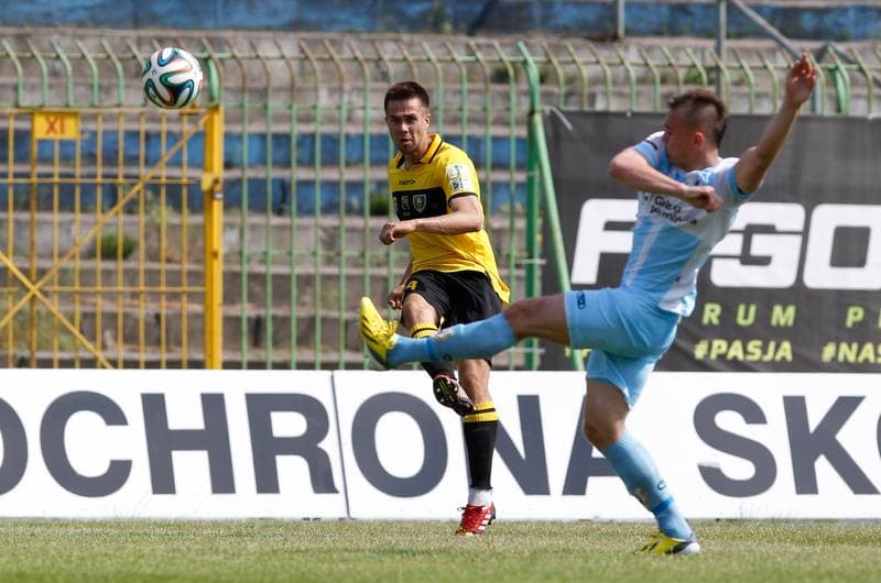 Football. I Liga. Stomil Olsztyn - GKS Katowice. 25.05.2014