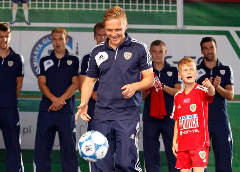Football. Piast Gliwice. Team Presentation. 11.07.2014