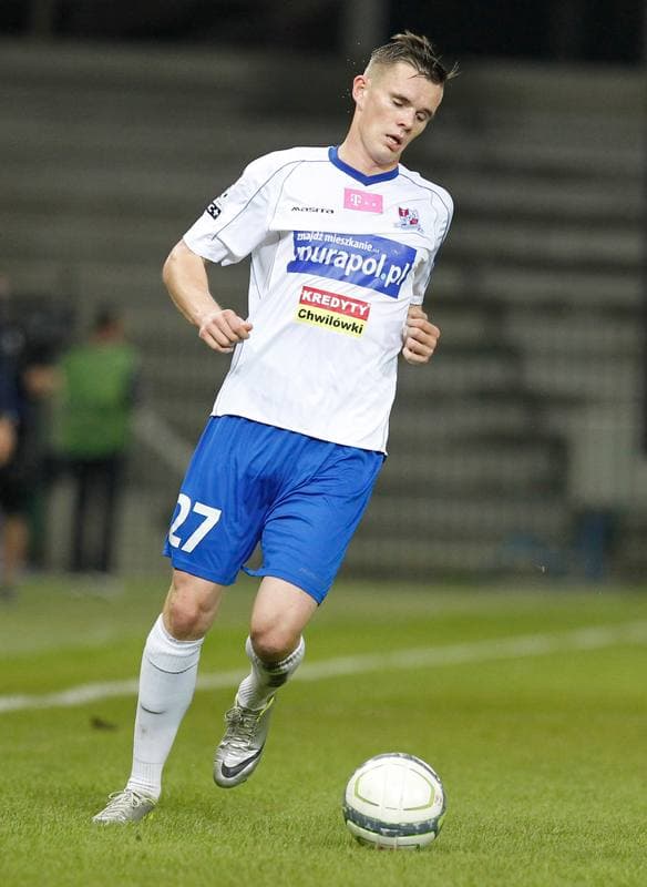Football. T-Mobile Ekstraklasa. Podbeskidzie Bielsko Biala - Zaglebie Lubin. 27.05.2014