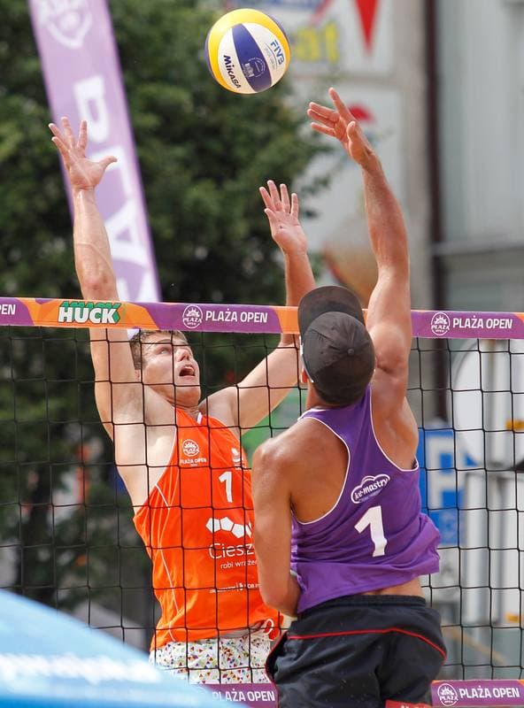 Beach Volleyball. Plaza Open 2014. Jagoda Gruszczynska - Katarzyna Kociulek. 06.07.2014