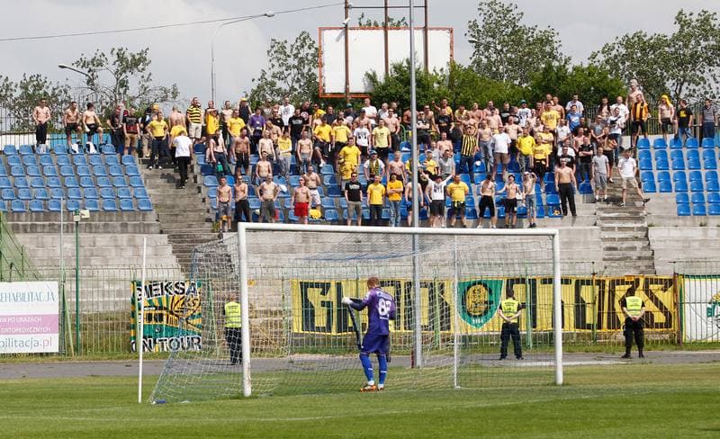 Football. I Liga. Stomil Olsztyn - GKS Katowice. 25.05.2014