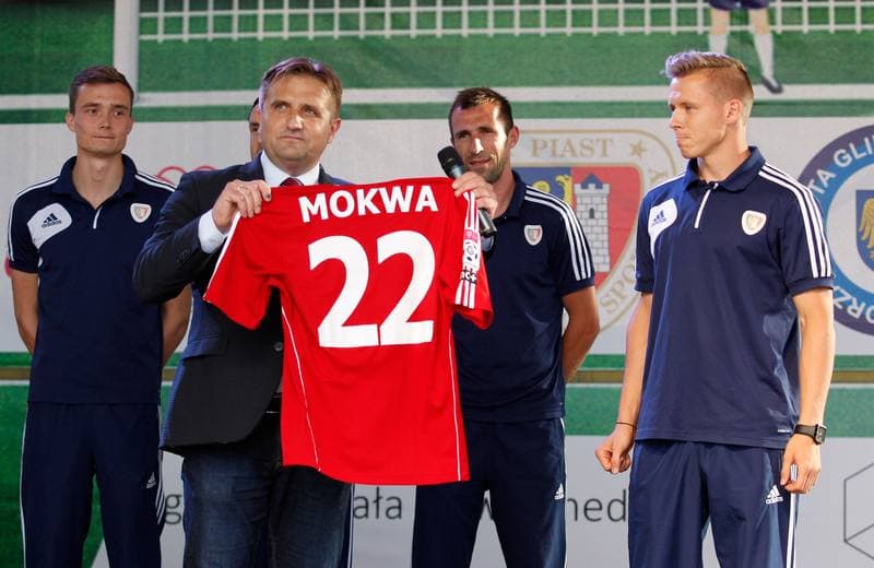 Football. Piast Gliwice. Team Presentation. 11.07.2014
