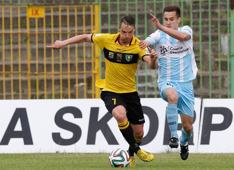 Football. I Liga. Stomil Olsztyn - GKS Katowice. 25.05.2014