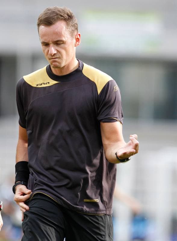 Football. T-Mobile Ekstraklasa. Podbeskidzie Bielsko Biala - GKS Belchatow. 18.08.2014