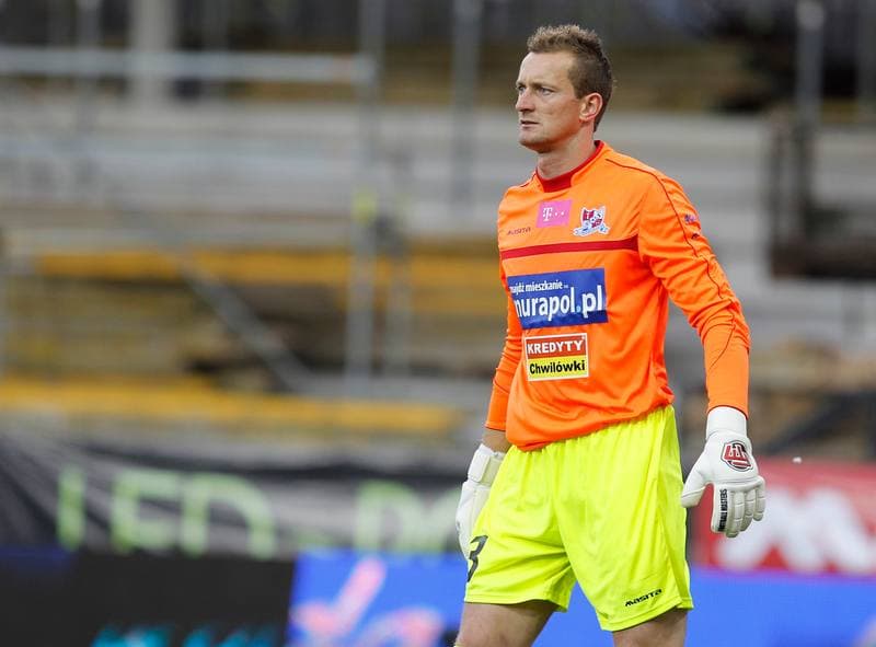 Football. T-Mobile Ekstraklasa. Podbeskidzie Bielsko Biala - GKS Belchatow. 18.08.2014