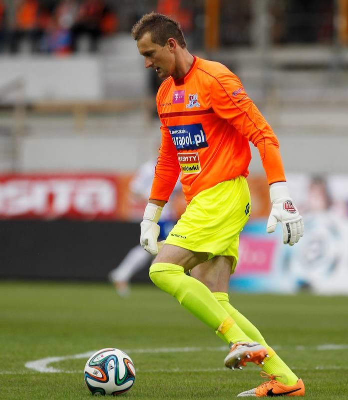 Football. T-Mobile Ekstraklasa. Podbeskidzie Bielsko Biala - GKS Belchatow. 18.08.2014