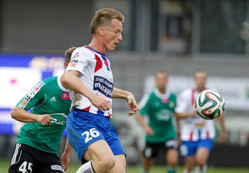 Football. T-Mobile Ekstraklasa. Podbeskidzie Bielsko Biala - GKS Belchatow. 18.08.2014