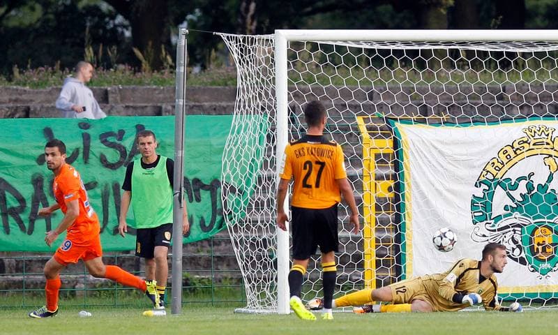 Football. I Liga. GKS Katowice - Termalica Bruk-Bet Nieciecza. 17.08.2014
